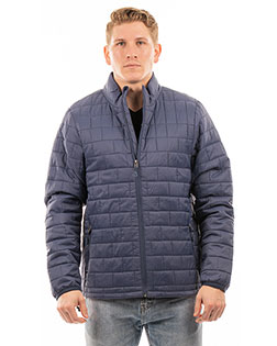 Burnside B8713  Adult Box Quilted Puffer Jacket