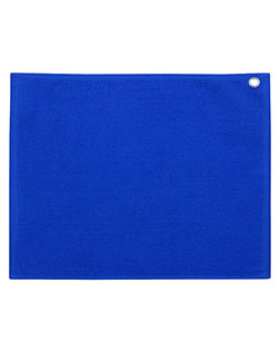 Carmel Towel Company C1518GH Velour Hemmed Towel with Grommet & Hook