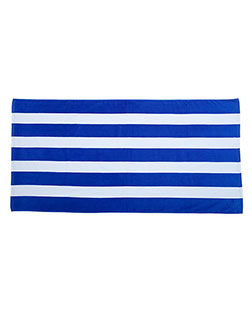 Carmel Towel Company C3060S  Cabana Stripe Velour Beach Towel