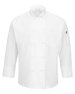 Chef Designs 044X  Mimix™ Ten Knot Button Chef Coat with OilBlok