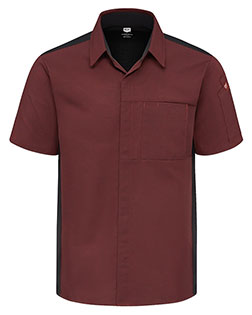 Chef Designs 502M Poplin Airflow Cook Shirt with OilBlok at BigNTallApparel