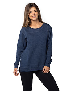 chicka-d 2113CK Ladies' Bato Basics Fleece Tunic at BigNTallApparel