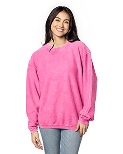 chicka-d 443CK  Ladies' Corded Crew Sweatshirt