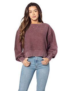 chicka-d 470  Ladies' Corded Boxy Pullover