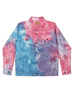 Colortone 9050  Tie-Dyed Denim Jacket