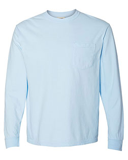 COMFORT COLORS Heavyweight Ring Spun Long Sleeve Pocket Tee. 4410