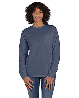 ComfortWash by Hanes GDH250  Unisex Garment-Dyed Long-Sleeve T-Shirt with Pocket