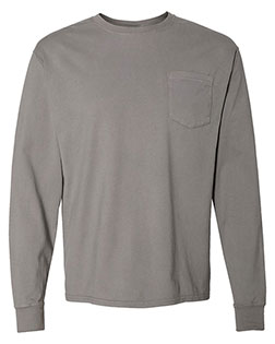 ComfortWash by Hanes GDH250  Garment-Dyed Long Sleeve T-Shirt With a Pocket