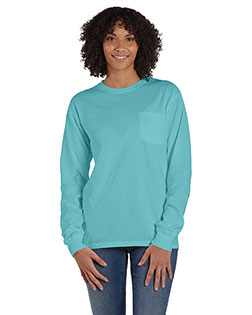 ComfortWash by Hanes GDH250  Garment-Dyed Long Sleeve T-Shirt With a Pocket