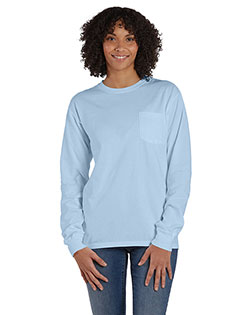 ComfortWash by Hanes GDH250  Garment-Dyed Long Sleeve T-Shirt With a Pocket