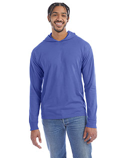 ComfortWash by Hanes GDH280 Garment-Dyed Jersey Hooded Long Sleeve T-Shirt