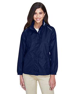 Core 365 78185 Women Climate Seam-Sealed Lightweight Variegated Ripstop Jacket