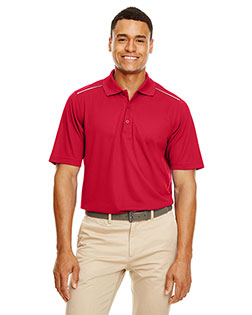 CORE365 88181R Men's Radiant Performance Piqué Polo with Reflective Piping