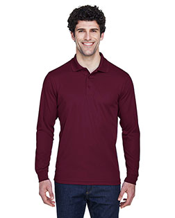 CORE365 88192 Ash City - Core 365 88192 Men Pinnacle Performance Long-Sleeve Pique Polo at BigNTallApparel