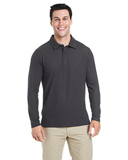 CORE365 CE112L Men 's Fusion ChromaSoft™ Long-Sleeve Pique Polo