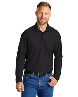 CornerStone Select Lightweight Snag-Proof Long Sleeve Polo CS418LS at BigNTallApparel