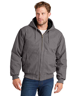 CornerStone Washed Duck Cloth Insulated Hooded Work Jacket. CSJ41 at BigNTallApparel