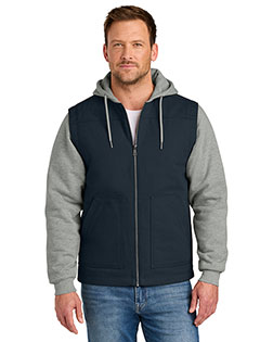 CornerStone CSJ42 ® Duck Fleece Full-Zip Hooded Jacket