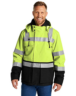 CornerStone ANSI 107 Class 3 Waterproof Ripstop 3-In-1 Parka CSJ502 at BignTallApparel