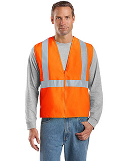 Cornerstone CSV400 Men Ansi Compliant Safety Work Vest at bigntallapparel