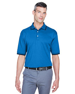Devon & Jones Classic D140 Men Tipped Perfect Pima Interlock Polo