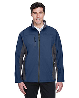 Devon & Jones D997 Men Soft Shell Colorblock Jacket at BigNTallApparel