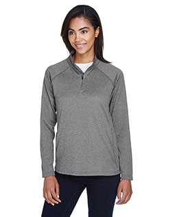 Devon & Jones DG440W Women Stretch Tech-Shell Compass Quarter-Zip