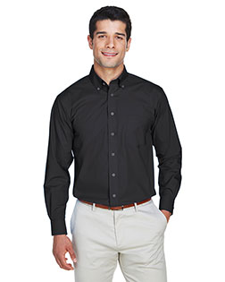 Devon & Jones D620  Men's Crown Woven Collection™ Solid Broadcloth at BignTallApparel