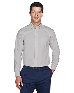 Devon & Jones D620 Men's Crown Woven Collection™ Solid Broadcloth at BigNTallApparel