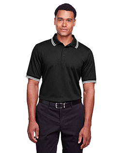 Devon & Jones DG20C  Men's CrownLux Performance™ Plaited Tipped Polo