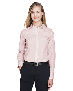 Devon & Jones DG510W Ladies' Crown Collection® Micro Tattersall Woven Shirt at BigNTallApparel