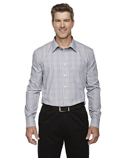 Devon & Jones DG520 Men 's Crown Woven Collection™ Glen Plaid at BignTallApparel