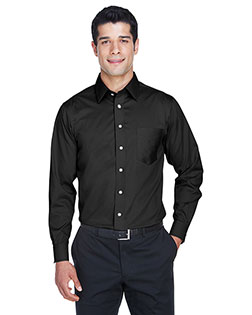 Devon & Jones DG530 Men 's Crown Woven Collection™ Solid Stretch Twill at BignTallApparel