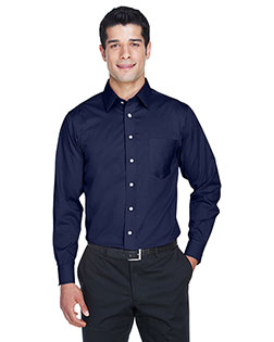 Devon & Jones DG530 Men 's Crown Woven Collection™ Solid Stretch Twill