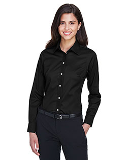 Devon & Jones DG530W Ladies' Crown Woven Collection™ Solid Stretch Twill at BignTallApparel