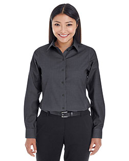 Devon & Jones DG532W Ladies' Crown Woven Collection™ Royal Dobby Shirt at BignTallApparel