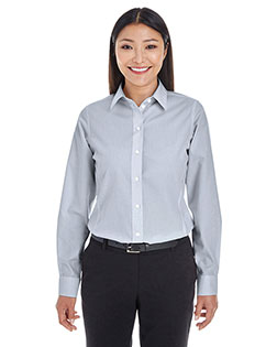 Devon & Jones DG534W Ladies' Crown Collection® Striped Woven Shirt