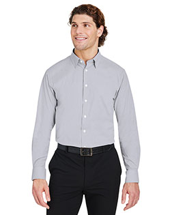 Devon & Jones DG537 CrownLux Performance® Men's Microstripe Shirt In Big & Tall Sizes