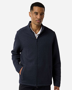 Devon & Jones DG740 Men's Berkley Textured Full-Zip Jacket At BigNTallApparel