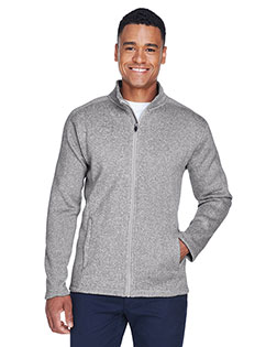 Devon & Jones DG793 Men 's Bristol Full-Zip Sweater Fleece Jacket In Big & Tall Sizes