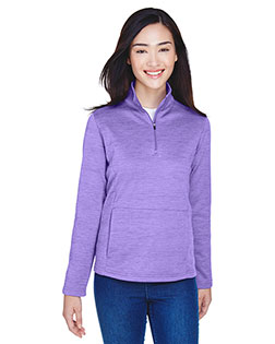 Devon & Jones DG798W Ladies' Newbury Mélange Fleece Quarter-Zip