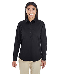 Devon & Jones DP610W  Ladies' Perfect Fit™ Half-Placket Tunic Top