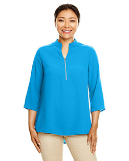 Devon & Jones DP611W Ladies' Perfect Fit™  3/4-Sleeve Crepe Tunic