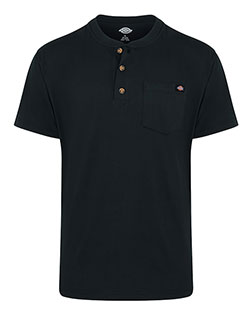 Dickies WS51 Men's Heavyweight Traditional Short Sleeve Henley