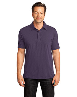 District Threads DM350 Men Slub Polo at BigNTallApparel