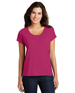  District  Women's Drapey Dolman Tee. DM412