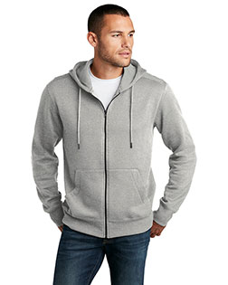 District Perfect Weight Fleece Full-Zip Hoodie DT1103