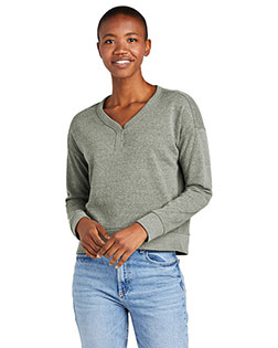 District Women's Perfect Tri Fleece V-Neck Sweatshirt DT1312