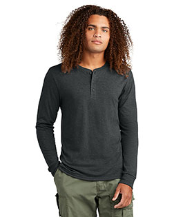 District Perfect Tri Long Sleeve Henley DT145