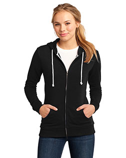 District Threads DT290 Women Core Fleece Full-Zip Hoodie